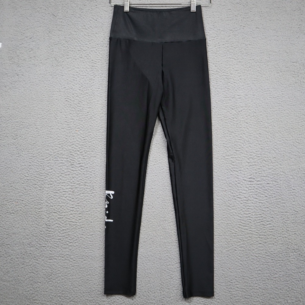 Goldsheep Leggings Womens Small Black Bride Pull On Athletic Compression